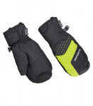 lyžařské rukavice - palčáky Mitten junior, black/green