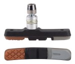 brzdové špalíky V-brake třísměsová Color, šedo-oranžovo-černá, 10 párů, 14311