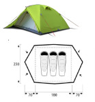 stan THUNDER D, 3 osoby, dural