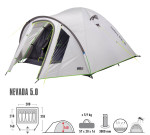 turistický stan Nevada 5.0, pro 5 osoby