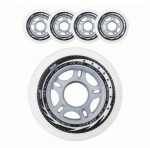 in line kolečka WOOW 72x24 78A, sada 4 ks, doprodej