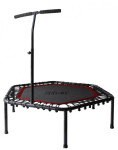 trampolína fitness s madlem HEXAGON 122 cm, 5263