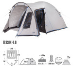 turistický stan Tessin 4.0, pro 4 osoby