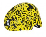 in line, skateboard přilba - helma CRACK C, yellow, doprodej