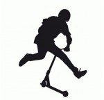 nálepka Silueta SCOOTERS
