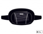 ledvinka Waist Bag, BA505, 2-black, doprodej