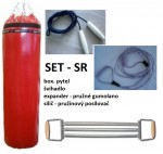 set 6 (boxovací pytel + siliče + švihadlo), sada