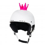 na ski i cyklo helmu KORUNKA, růžová, č. 63