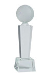 skleněná trofej CR0163, 21,5 cm, 1 ks
