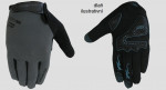 cyklo rukavice - dlouhoprsté TERRA, šedá, doprodej
