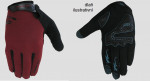 cyklo rukavice - dlouhoprsté TERRA, hnědočervená, doprodej