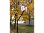 basketbalová KONSTRUKCE STREETBALL, exteriér, vysazení 1,2m (komaxit), na ocelovou desku