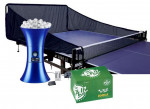 Set Buddy/ipong Pro V300 + síť Buddy + míčky 72 ks