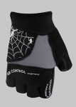 cyklistické rukavice Spiderweb, šedá, doprodej