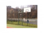 basketbalová KONSTRUKCE PŘÍHRADOVÁ, otočná, vysazení do 2,5 m, KOMAXIT