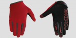 dlouhoprsté cyklo rukavice SLICE, červená, doprodej
