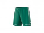 trenky Squadra 17 Short,  green/white, BJ9231