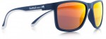 sluneční brýle Sun glasses, TWIST-011, matt dark blue-smoke with orange REVO, 56-17-140