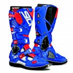 off road boty CROSSFIRE 3, white-blue-red fluo, doprodej