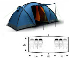 rodinný stan COMFORT II, pro 4-6 osob, durawrap