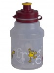 dětská cyklo láhev s držákem, 0,3 L, růžová-žába, 26520