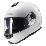 výklopná moto přilba Strobe, bílá,  503251012