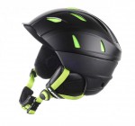  přilba - helma POWER ski helmet, black matt-lime