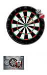 šipky s terčem 2cm flocked Dartboard - set, 4000020