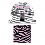 univerzální multifunkční nákrčník Snug, Pink Zebra, M167-58
