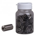 koncovka bowdenu 5mm černá CNC (láhev 200ks), 15510