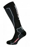 lyžařské ponožky Compress 85 ski socks, black/grey, pár, doprodej