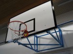 basketbalová KONSTRUKCE PEVNÁ, interiér, vysazení od 1,8 m do 3,5 m