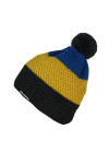 zimní čepice SILVRETTA, black/yellow/blue