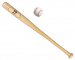 dřevěná baseball PÁLKA + míček, sada