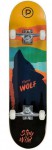 skateboard Playlife Fierce Wolf, 31x8", 880307
