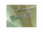 basketbalová konstrukce elektricky sklopná, pod strop do 12 m, set