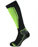 lyžařské ponožky Compress 85 ski socks, black-yellow