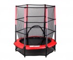 dětská skákací trampolína 139 cm s ochrannou sítí, set, 5100A-CE