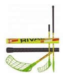florbalová hůl Rival 95 cm zelená/žlutá, 2413