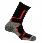 ponožky PAMIR, černo-červená