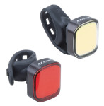 sada cyklo světel 6217F USB 70 Lumen 36 COB chips LED + 6217T USB 25 Lumen 36 COB chi, 05228