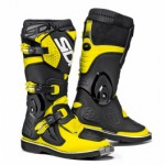 junior boty FLAME, yellow fluo-black, 2022