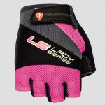 dámské cyklistické rukavice LS, růžová, doprodej