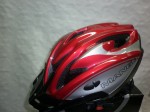 cyklo in line helma SUPERSPRINT LADY, rosso/ met /argento