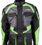 moto bunda GS-1613, černo-šedo-zelená, 12892