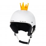 na ski i cyklo helmu KORUNKA, žlutá, č. 64