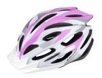 cyklo přilba Zamora, růžovo-bílá matná, 03039