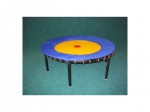 kulatá TRAMPOLÍNA, průměr 125 cm, 6 skládacích nožek, ochranný kryt, pružné lano