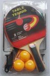 pálka na stolní tenis SET, pálky, míčky + síťka, 4100