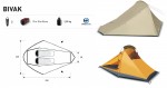 stan BIVAK, 2 osoby, durawrap